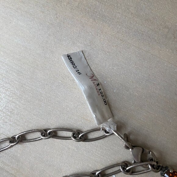 NWT Mariana Everyday Necklace Swarovski Crystal Seafoam Cranberry Colorful 19" - Picture 11 of 11